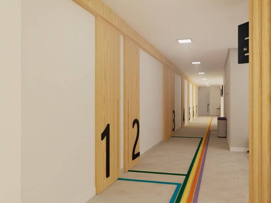 projeto arquitetônico de clínica