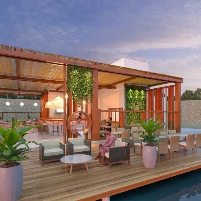 modelo 3d de restaurante moderno projeto de restaurante moderno e uso de feng shui