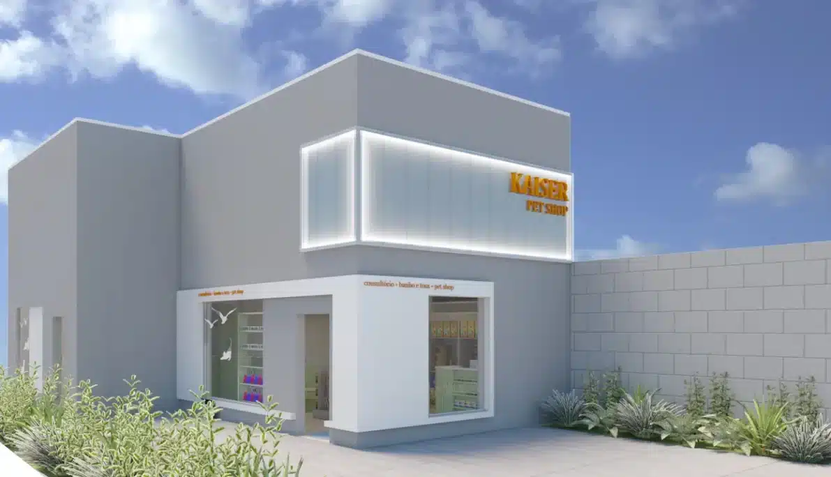 como deve ser a fachada de clínica veterinária fachada de clínica veterinária moderna e clean