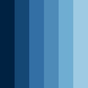 Paleta de cores Azul