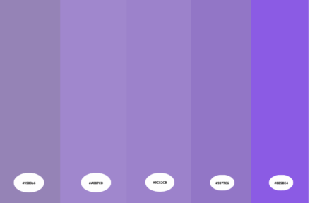 Color Rocho Paleta de cores Roxo: +35 opções para decorações de lojas | ARQUITER