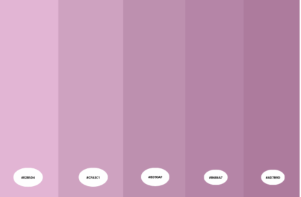Color Rocho Paleta de cores Roxo: +35 opções para decorações de lojas | ARQUITER
