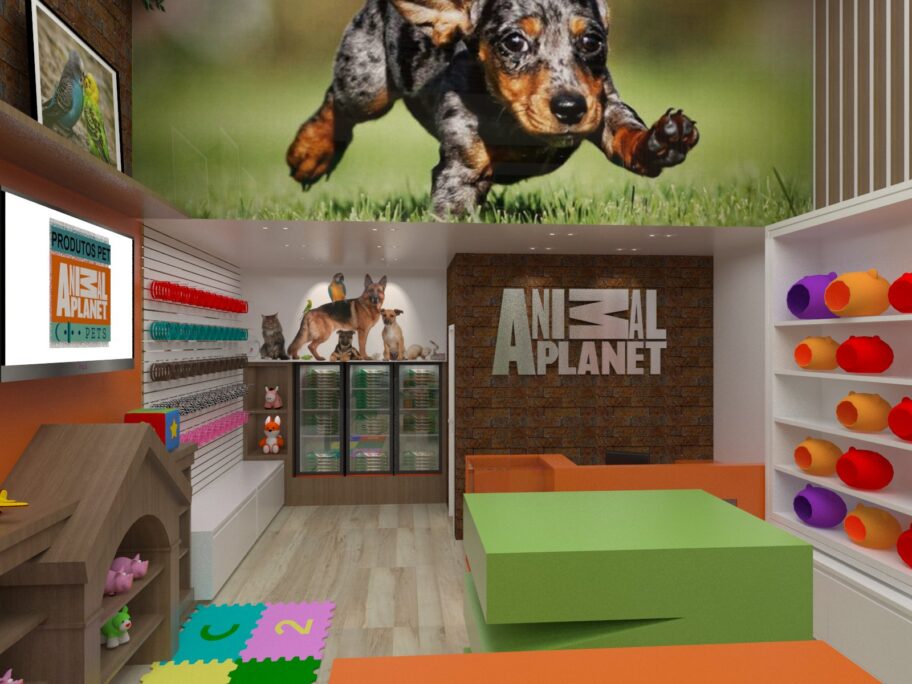 Projeto de loja de shopping