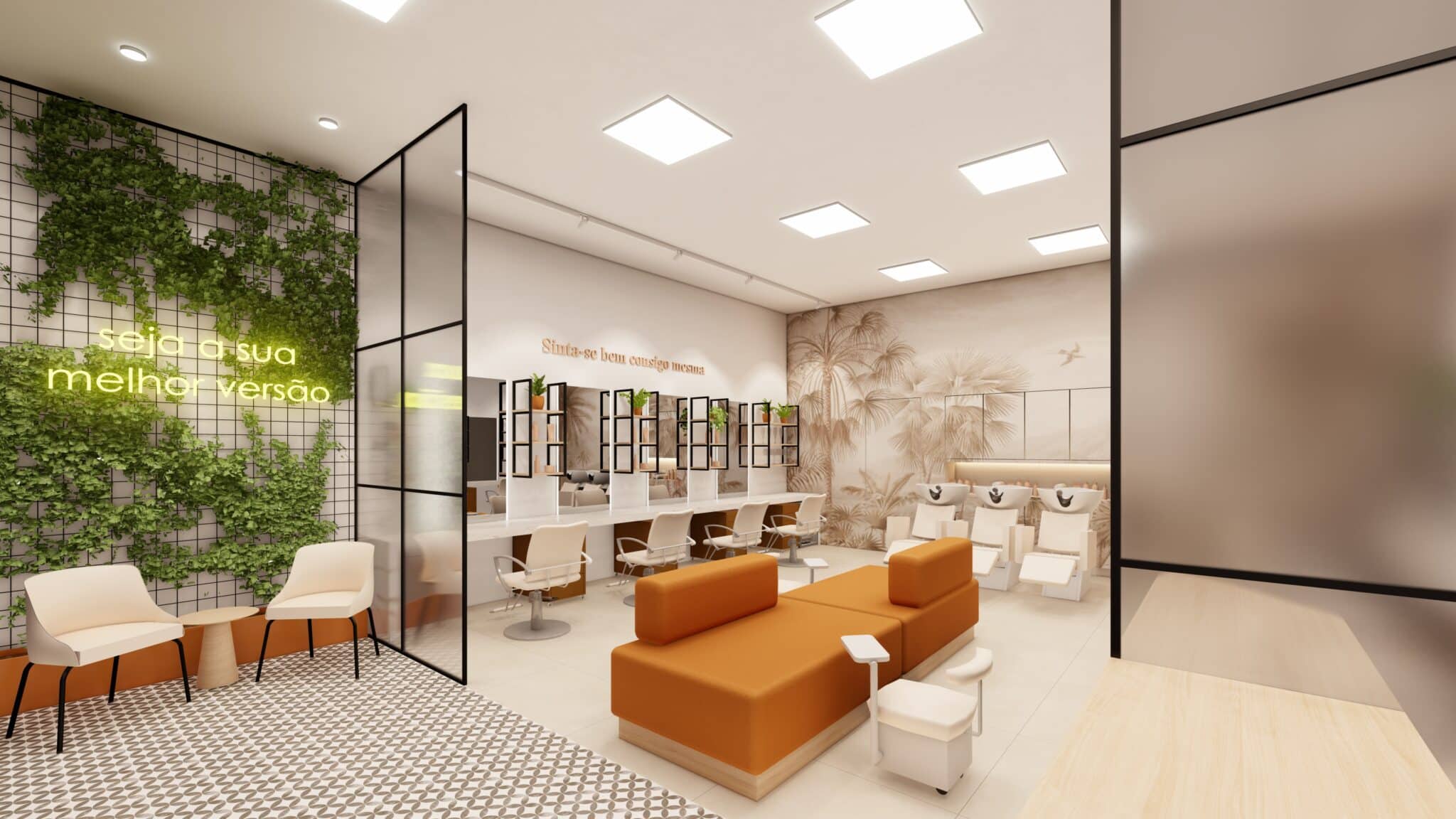 Projeto de salões de beleza: dica de arquitetura e decoração