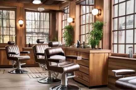Exemplo de decoração para barbearia
