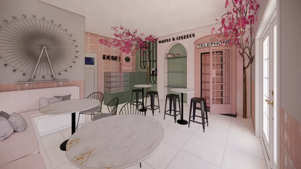 decoração de quiosque de doces