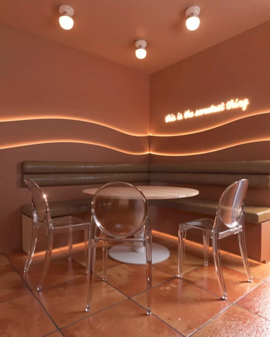 decoração para quiosque de confeitaria