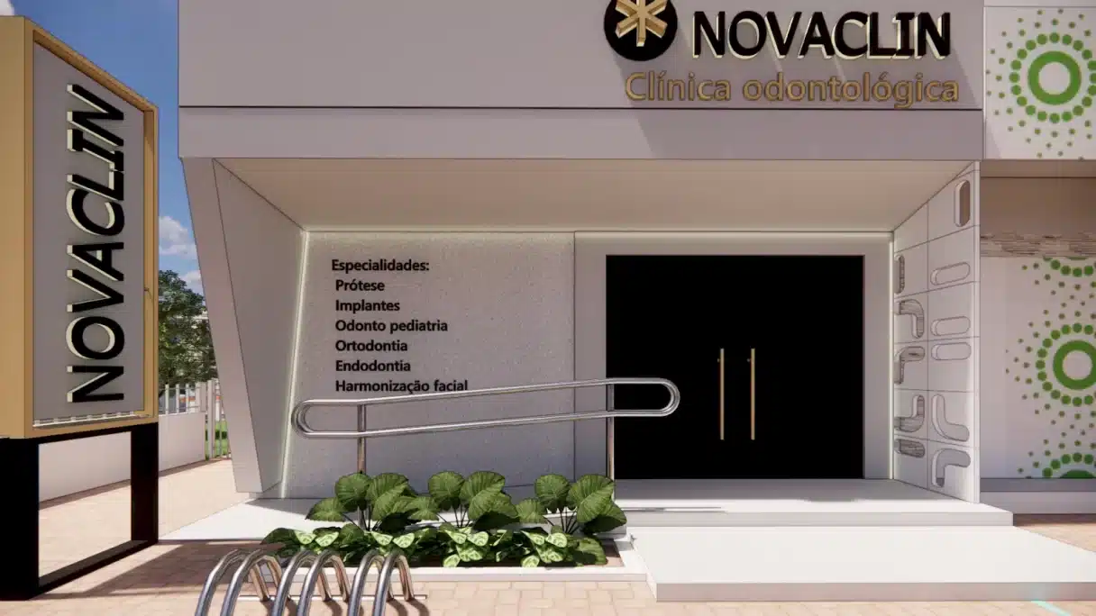 Fachada comercial moderna Modelo de fachada de lojas modernas