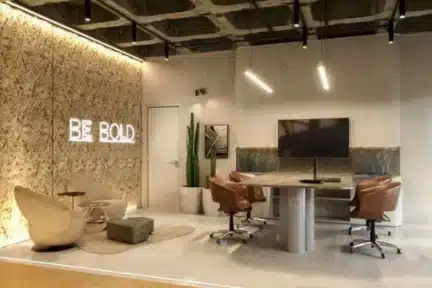 projeto de design de interiores escritório de advocacia sp