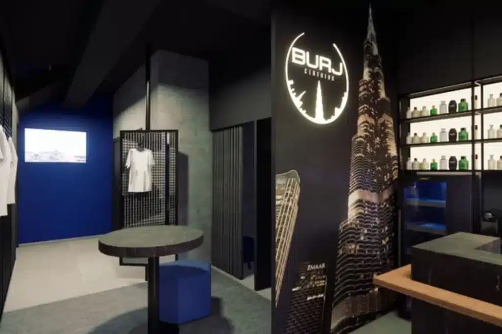 Loja de roupas masculina com design urbano e sofisticado — exemplo de o que precisa para abrir loja física com personalidade.