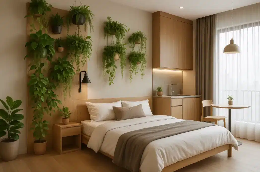 Plantas para ambiente interno de kitnet pequena