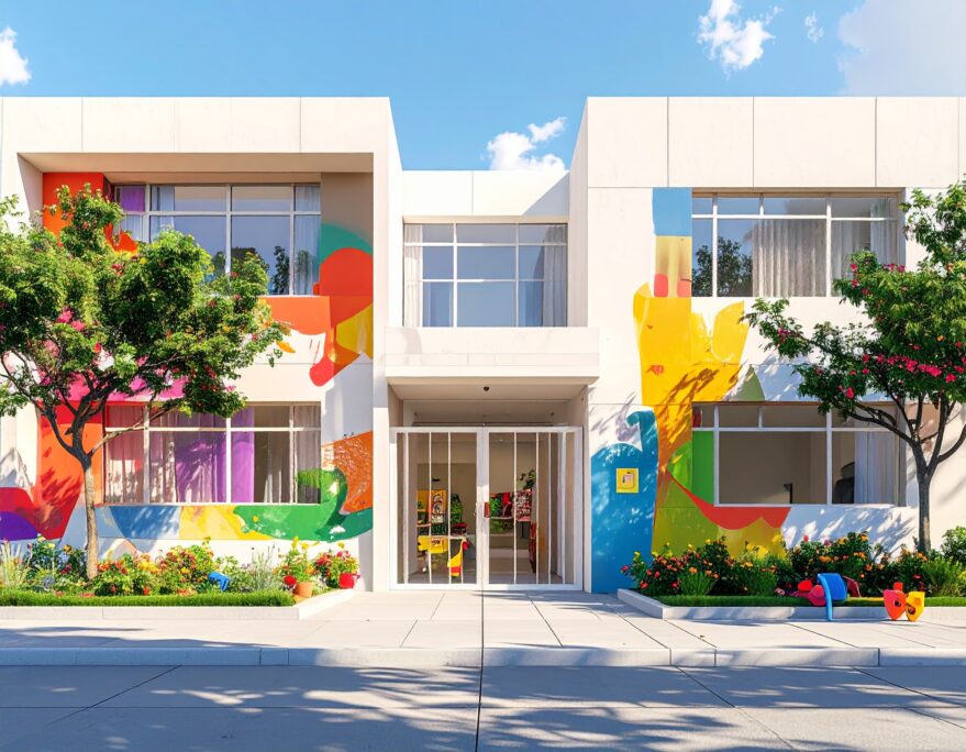 tudo sobre fachada de escola