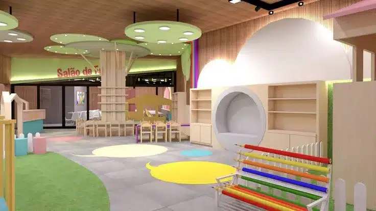 modelo de restaurante com espaço kids Ideias de restaurante com espaço kids