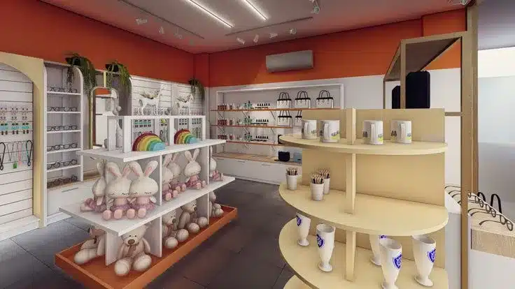 móveis para papelaria moderna e otimizada