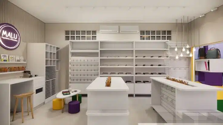 Projeto de papelaria moderna