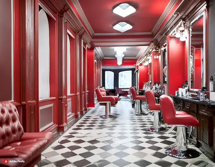 projeto de barbearia 3D
