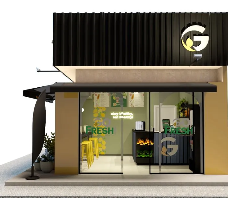 foto de fachada de empresa modelo de fachada de empresa em ACM